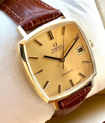 Omega - Genève 18K Solid Gold Square - 162.042 - Homme -, Nieuw