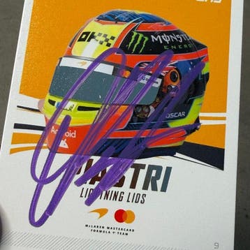 Mclaren - Topps Lighting Lids Oscar Piastri ( card 7 ) -, Nieuw