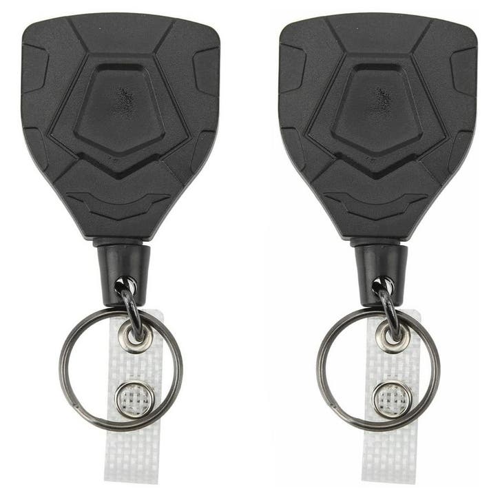 Fako Bijoux - 2x Robuuste Uittrekbare Sleutelhanger Met, Verzamelen, Sleutelhangers, Verzenden