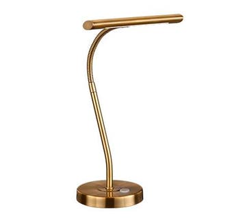 Trio CURTIS tafellamp | LED | oud brons | 18 x 35 cm | IP20, Verzenden, Nieuw