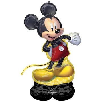 Helium Ballon Mickey Mouse Standaard Leeg 1,32m, Verzenden