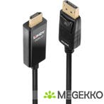Lindy 40924 video kabel adapter 0,5 m DisplayPort HDMI Type, Computers en Software, Verzenden, Nieuw