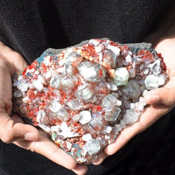 Beeld, Apophyllite Crystal on matrix - Height: 160 mm -