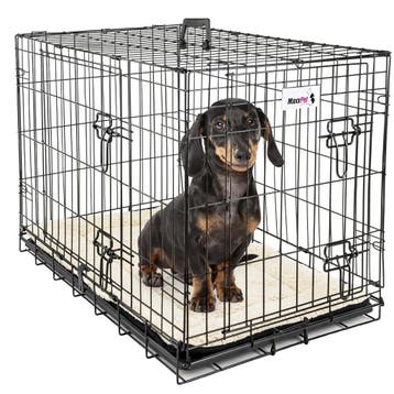 MaxxPet Hondenbench met Plaid - Zwart - Incl. Plaid - 76..., Animaux & Accessoires, Caisses pour chiens, Ophalen of Verzenden