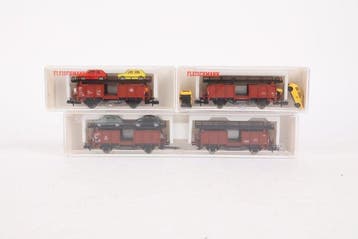 Fleischmann N - 8224, 8225, 988809K - Wagon de marchandises, Hobby en Vrije tijd, Nieuw
