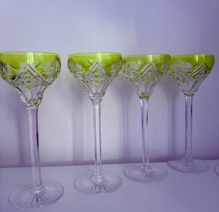 Drinkservies (4) - Kristal, Antiek en Kunst, Antiek | Meubels | Tafels