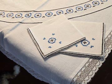 Nappe (7) - 128 cm - 128 cm - Nappe carrée