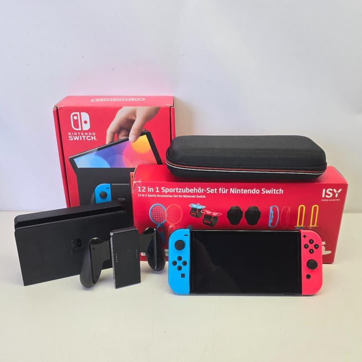 Nintendo Switch Oled Incl. Accessoires | Nette Staat, Consoles de jeu & Jeux vidéo, Consoles de jeu | Nintendo Switch, Enlèvement ou Envoi