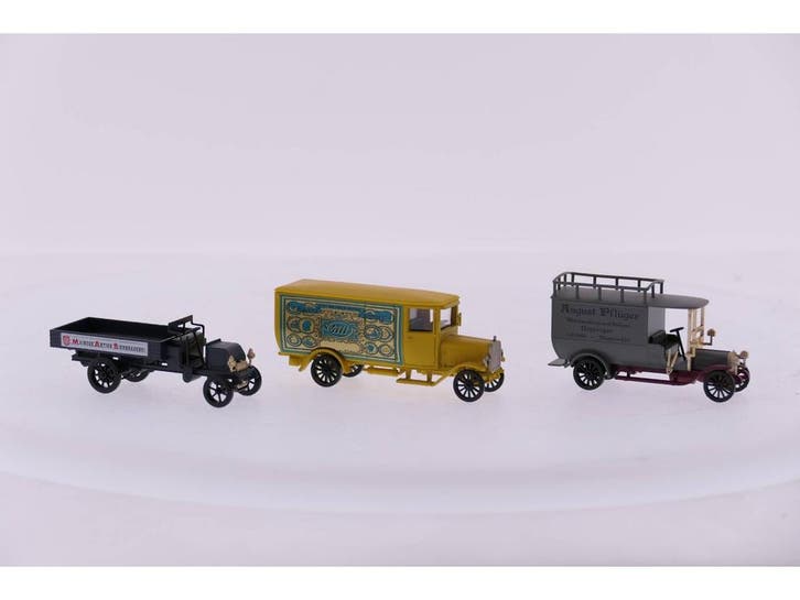 Schaal H0 Märklin 1889 set van drie klassieke vrachtauto.., Hobby & Loisirs créatifs, Trains miniatures | HO, Enlèvement ou Envoi