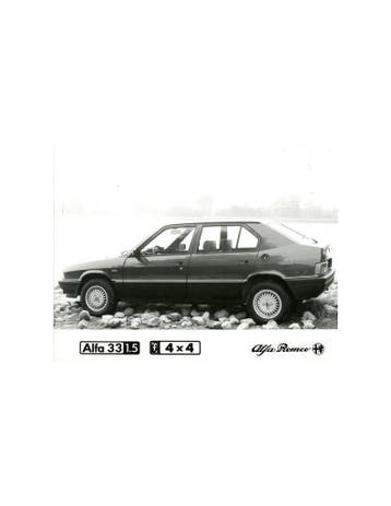 1984 ALFA ROMEO 33 1.5 4X4 PERSFOTO, Ophalen of Verzenden