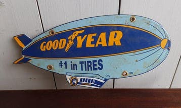 Goodyear - Bord - Emaille, Antiquités & Art