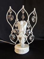 Lampe de table (2) - Métal, Cristal