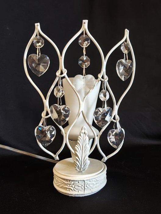 Lampe de table (2) - Métal, Cristal, Antiquités & Art, Art | Objets design