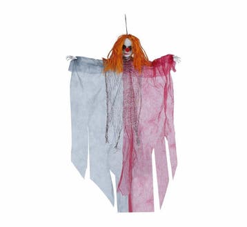 Halloween Hangdecoratie Clown 65cm, Verzenden