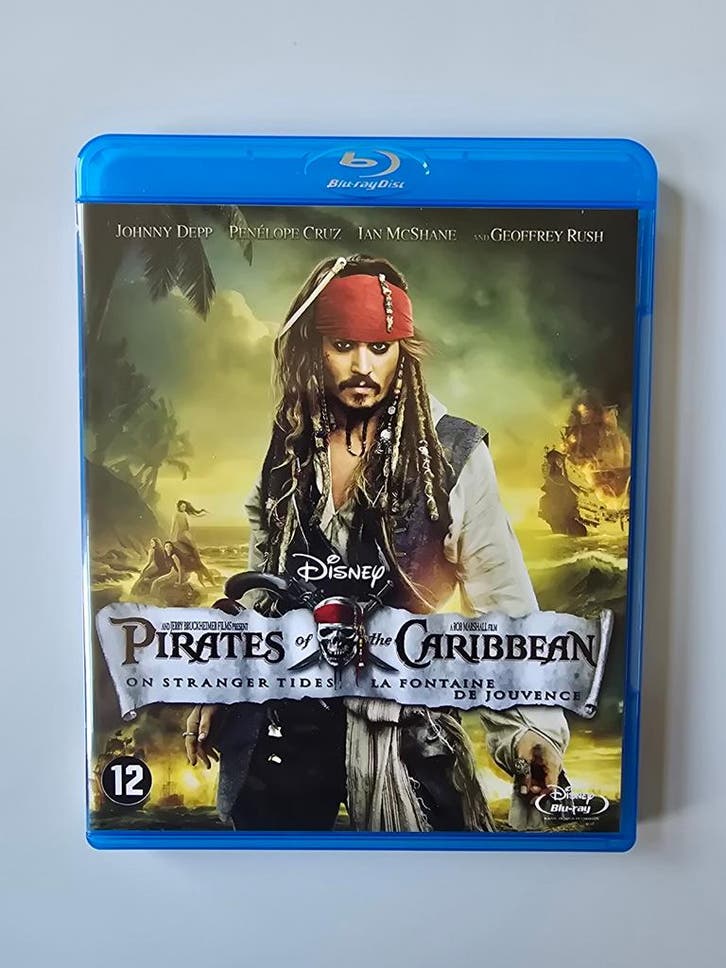 PIRATES OF THE CARIBBEAN ON STRANGER TIDES (BLURAY), Cd's en Dvd's, Blu-ray, Gebruikt