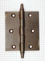 Deurscharnier 100 x 89 mm, ijzer geroest, Nieuw