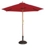 Parasol rond rood 2,5 meter Bolero, Verzenden, Nieuw in verpakking