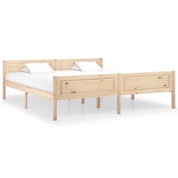 vidaXL Bedframe massief grenenhout 180x200 cm, Verzenden, Nieuw