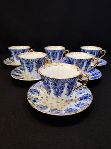 Lomonosov Imperial Porcelain Factory - Koffieservies (12) -, Antiek en Kunst