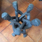Schotel - Aardewerk, Hout - op inklapbare stand