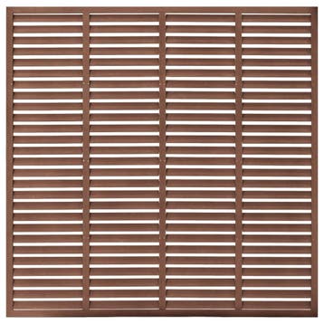 Louvre schutting 180x180: Retour deal, nergens goedkoper, Kunststof, 1 tot 2 meter, Zo goed als nieuw, Minder dan 3 meter