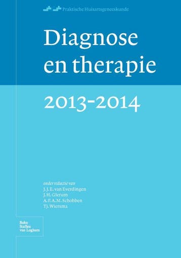 Diagnose en therapie / 2013-2014 / Praktische, Livres, Science, Verzenden, J.J.E. van Everdingen