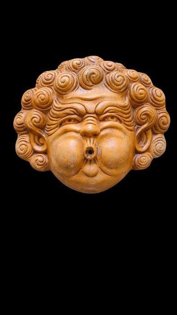 sculptuur, Fontana Eolo - 40 cm - Gegoten steen