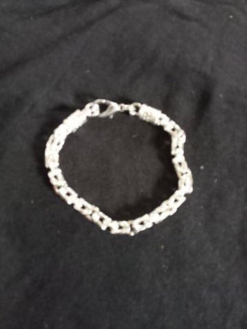 Zonder minimumprijs - Armband Zilver - zilveren armband, Handtassen en Accessoires, Armbanden, Nieuw
