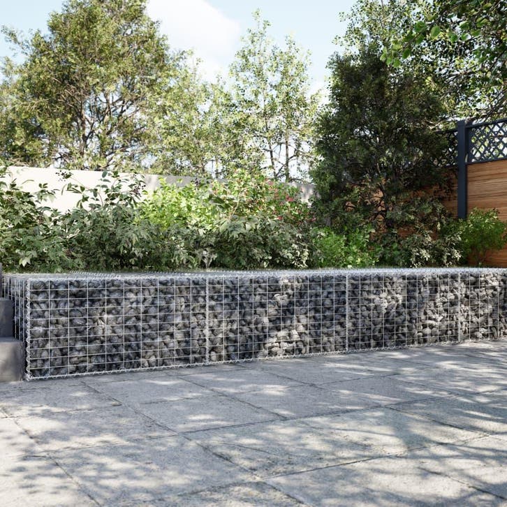 vidaXL Schanskorf 300x100x50 cm gegalvaniseerd ijzer, Jardin & Terrasse, Pots de fleurs, Envoi