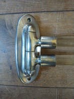 Étagère - Laiton, Verre - Porte-serviettes Art Déco