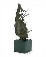 Antoinette - sculptuur, Doves Emerging from a Feather - 35