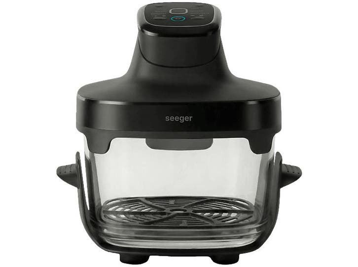 Seeger -  Heteluchtfriteuse Zwart 45 L 1500 W, Electroménager, Friteuses à air, Envoi