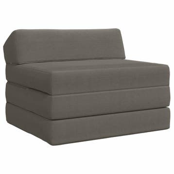 vidaXL Vouwbare Sofa Bed Lichtgrijs 200 x 70 x 10 cm, Verzenden