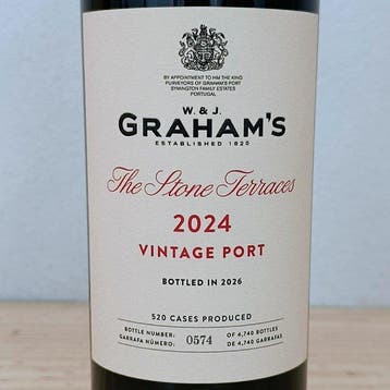 2024 Grahams, The Stone Terraces - Vintage Port - Gebotteld