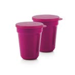 Tupperware 2 Aloha Bekers 470 ml PaarsRoze, Verzenden, Nieuw