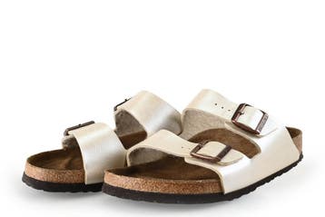 Birkenstock Sandalen in maat 42 Beige, Verzenden, Beige, Sandalen of Muiltjes, Gedragen