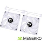 Thermaltake CT120 ARGB Sync Ventilator 12 cm Wit 2 stuk(s), Verzenden
