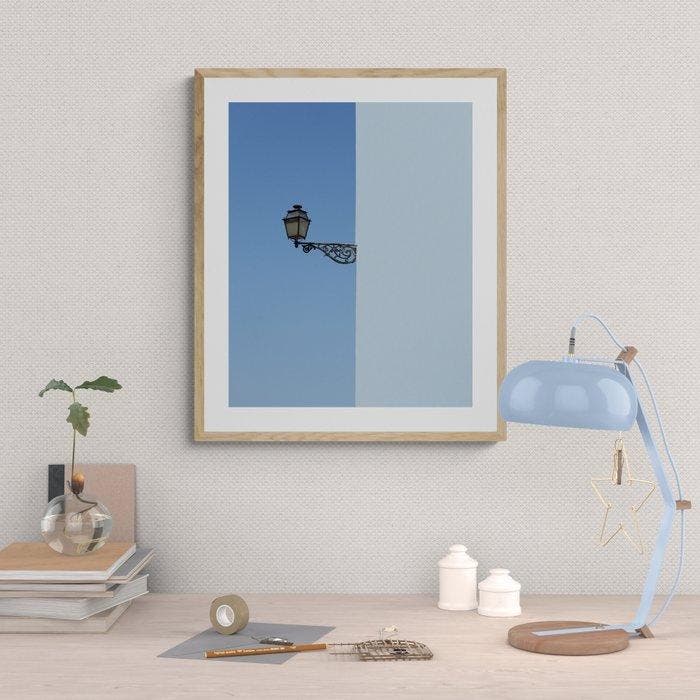 Marcus Cederberg - Blue lamp, Antiquités & Art, Art | Objets design