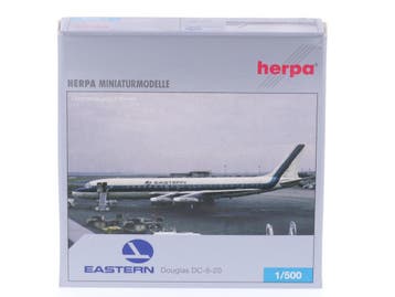 Schaal 1:500 Herpa 513609 Eastern Douglas DC-8-20 Reg. N8..., Ophalen of Verzenden, Zo goed als nieuw