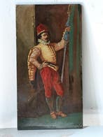 Italiaanse school (XIX) - Soldato di vedetta