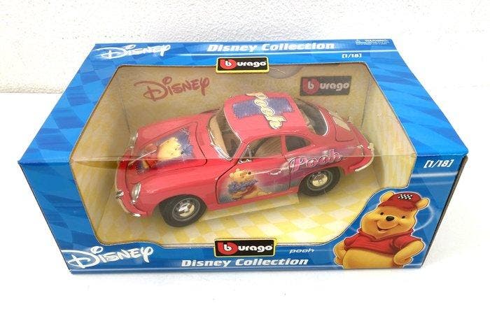 Winnie the Pooh - Bburago 1:18 – Porsche 356 - Modelauto, Collections, Disney