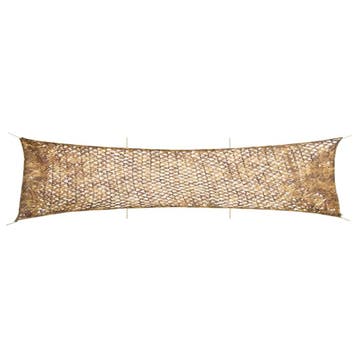 vidaXL Camouflagenet met opbergzak 613x138 cm zandkleurig, Verzenden