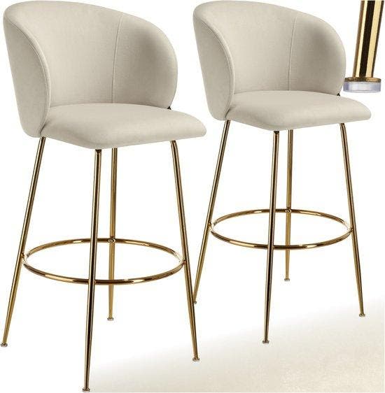 2dekans | Tectake® - Set van 2 Barkrukken Luana -, Huis en Inrichting, Stoelen, Ophalen of Verzenden