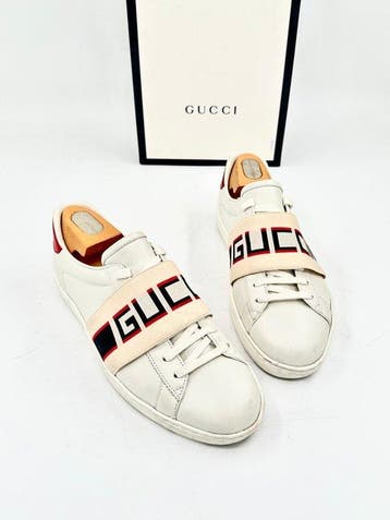Gucci - Ace Stripe - Sneakers - Maat: EU 40, Nieuw