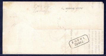 Baden 1862 - 23 respectievelijk 11, evenals K2, Gestempeld