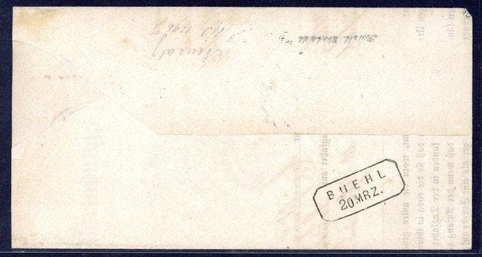 Baden 1862 - 23 respectievelijk 11, evenals K2, Timbres & Monnaies, Timbres | Europe | Allemagne