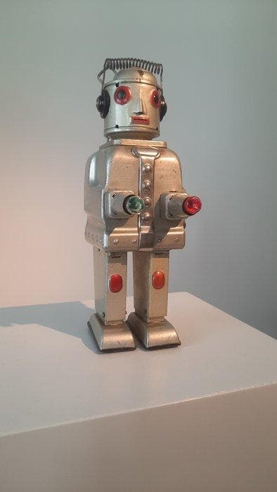 Alps - Blikken speelgoed - Mr Robot Het Mechanische Brein, Antiek en Kunst, Antiek | Speelgoed