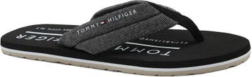 Tommy Hilfiger Flip Flops Chambray Zwart maat 44 Heren, Verzenden, Nieuw, Grijs, Tommy Hilfiger