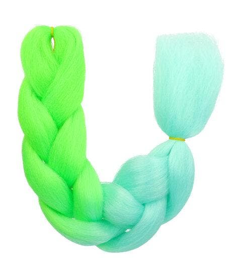 Imitatiehaar - Jumbo Braids 60cm - Hairextensions - Groen, Handtassen en Accessoires, Uiterlijk | Haarverzorging