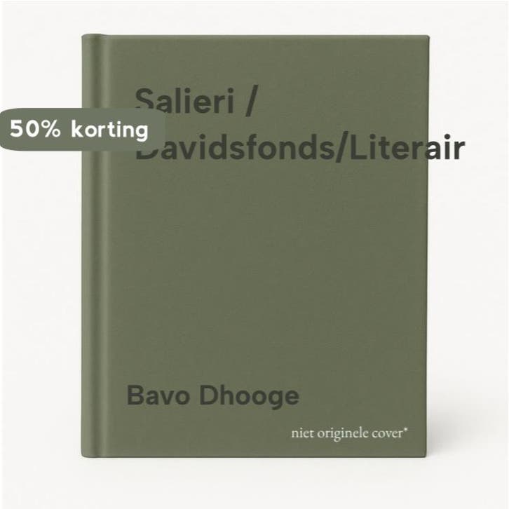 Salieri / Davidsfonds/Literair 9789063064686 Bavo Dhooge, Livres, Thrillers, Envoi